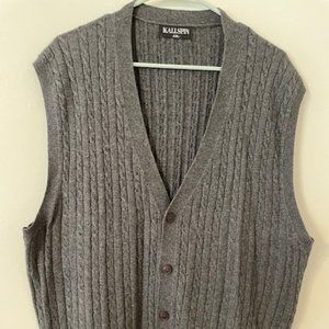 Classic grey sweater vest - Men - NWOT